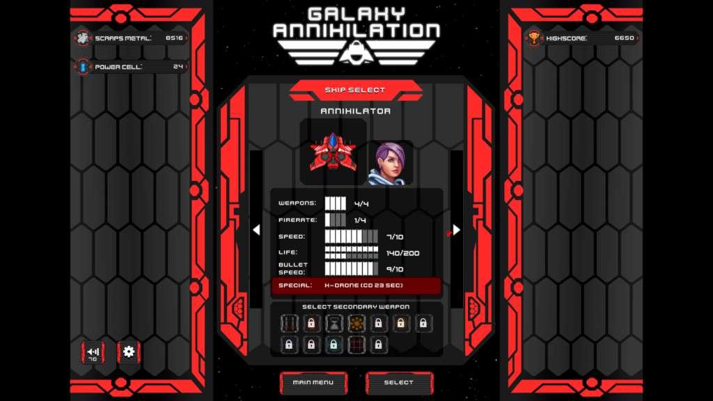 Galaxy Annihilation Steam CD Key $2.81