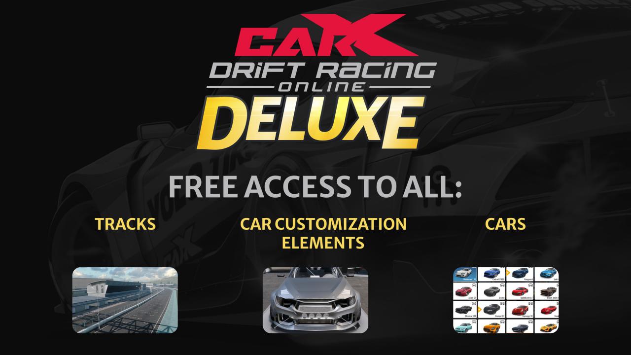 CarX Drift Racing Online - Deluxe DLC Steam Altergift $25.21