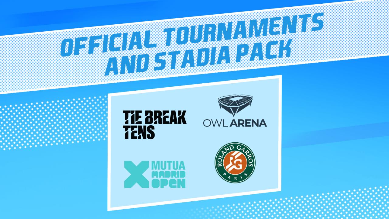 Tennis World Tour 2 - Official Tournaments and Stadia Pack DLC Steam CD Key $10.16