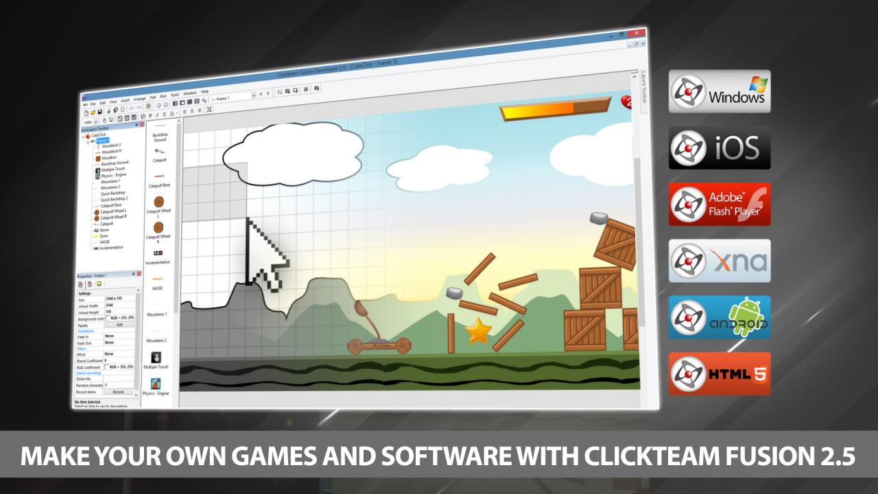 HTML5 Exporter for Clickteam Fusion 2.5 DLC Steam CD Key $12.83