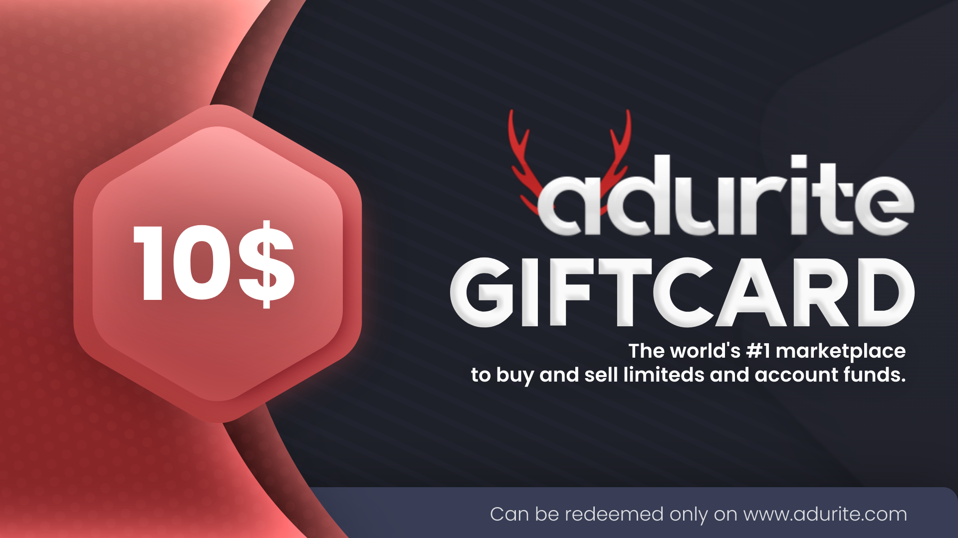 Adurite.com $10 Gift Card $14.25