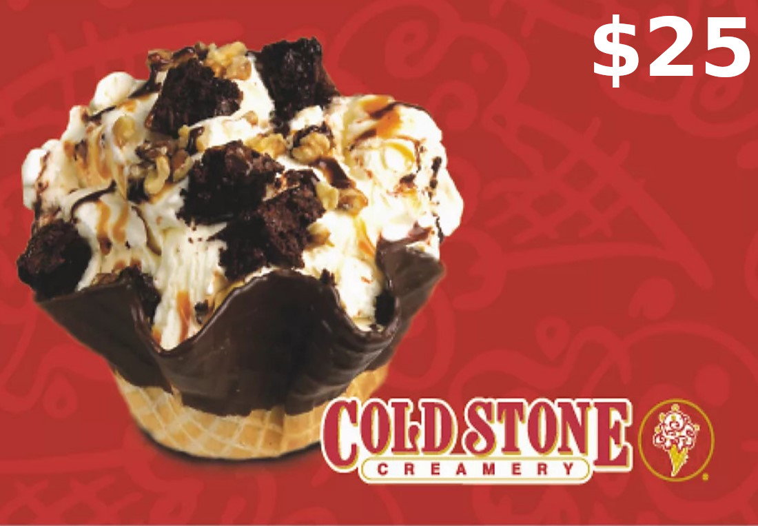 Cold Stone Creamer $25 Gift Card US $16.95
