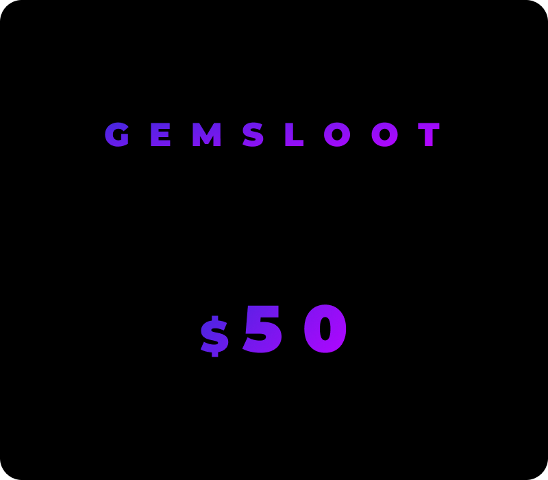 Gemsloot 50 USD Robux Giftcard $49.91