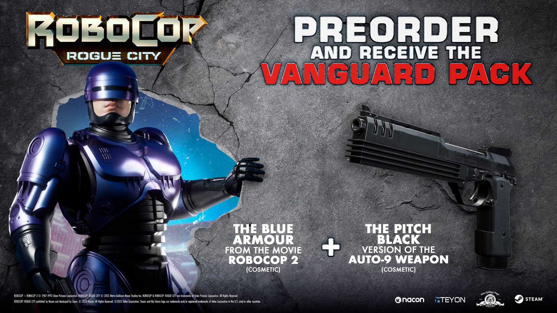 RoboCop: Rogue City - Pre-Order Bonus DLC Steam CD Key $3.37