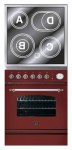 ILVE PE-60N-MP Red Kitchen Stove <br />60.00x87.00x60.00 cm