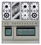 ILVE PSL-120V-VG Stainless-Steel Kitchen Stove <br />60.00x85.00x120.00 cm