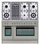 ILVE PSL-120B-VG Stainless-Steel Kitchen Stove <br />60.00x85.00x120.00 cm
