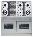 ILVE PDW-120B-MP Stainless-Steel Kitchen Stove <br />60.00x85.00x120.00 cm