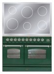 ILVE PDNI-100-MW Green Kitchen Stove <br />60.00x85.00x100.00 cm