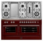 ILVE MT-150FD-MP Red Kitchen Stove <br />60.00x93.00x151.10 cm