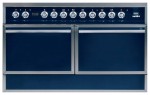 ILVE QDC-1207-MP Blue Kitchen Stove <br />60.00x87.00x120.00 cm