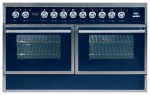 ILVE QDC-1207W-MP Blue Kitchen Stove <br />60.00x87.00x120.00 cm