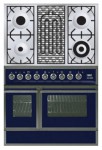 ILVE QDC-90BW-MP Blue Кухонная плита <br />60.00x87.00x90.00 см