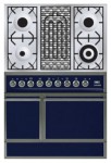 ILVE QDC-90B-MP Blue Кухонная плита <br />60.00x87.00x90.00 см