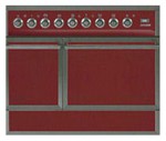 ILVE QDC-90R-MP Red रसोई चूल्हा <br />60.00x87.00x90.00 सेमी