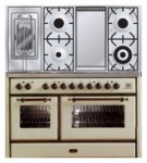 ILVE MS-120FRD-MP Antique white اجاق آشپزخانه <br />60.00x85.00x122.00 سانتی متر