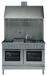 ILVE PDF-120S-VG Stainless-Steel Estufa de la cocina <br />60.00x87.00x120.00 cm