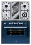 ILVE MT-90VD-VG Blue Estufa de la cocina <br />60.00x85.00x91.10 cm