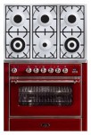 ILVE M-906D-MP Red موقد المطبخ <br />60.00x85.00x91.10 سم