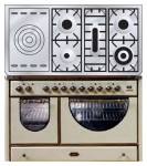 ILVE MCSA-120SD-MP Antique white 厨房炉灶 <br />60.00x85.00x122.00 厘米