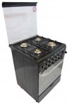 Fresh 60x60 ITALIANO black Кухонная плита <br />60.00x85.00x60.00 см