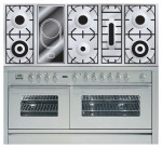 ILVE PW-150V-VG Stainless-Steel Fogão de Cozinha <br />60.00x90.00x150.00 cm