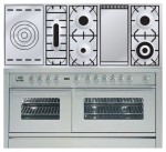 ILVE PW-150FS-VG Stainless-Steel Fogão de Cozinha <br />60.00x90.00x150.00 cm