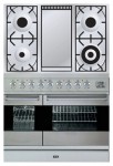 ILVE PDF-90F-VG Stainless-Steel Kitchen Stove <br />60.00x87.00x90.00 cm