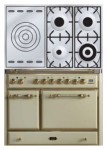 ILVE MCD-100SD-VG Antique white اجاق آشپزخانه <br />60.00x85.00x100.00 سانتی متر