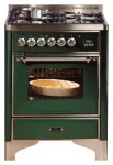 ILVE M-70D-E3 Green Kitchen Stove <br />70.00x90.00x70.00 cm