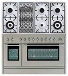 ILVE PL-120B-VG Stainless-Steel Kitchen Stove <br />60.00x87.00x120.00 cm
