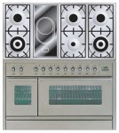 ILVE PW-120V-VG Stainless-Steel ガスレンジ <br />60.00x87.00x120.00 cm