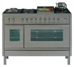 ILVE PW-120FR-MP Stainless-Steel ガスレンジ <br />60.00x87.00x120.00 cm