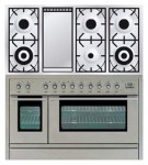 ILVE PSL-120F-MP Stainless-Steel Кухненската Печка <br />60.00x85.00x120.00 см