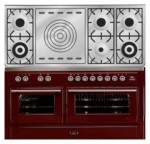 ILVE MT-150SD-VG Red Kitchen Stove <br />60.00x93.00x151.10 cm