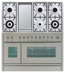 ILVE PW-120F-VG Stainless-Steel Tűzhely <br />60.00x87.00x120.00 cm