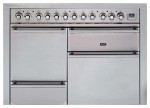 ILVE PTQ-110F-MP Stainless-Steel Tűzhely <br />60.00x87.00x100.00 cm
