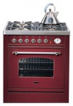 ILVE P-70N-VG Red Kitchen Stove <br />60.00x87.00x70.00 cm
