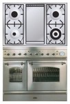 ILVE PD-100FN-MP Stainless-Steel Кухонная плита <br />60.00x87.00x100.00 см
