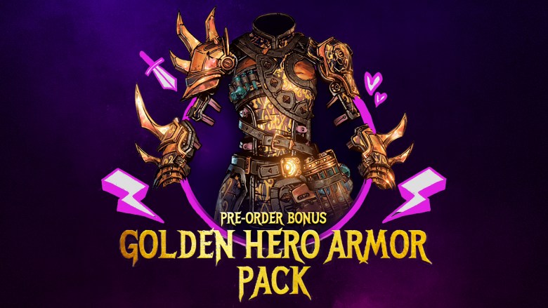 Tiny Tina's Wonderlands - Golden Hero Armor Pack EU Epic Games CD Key $1.34