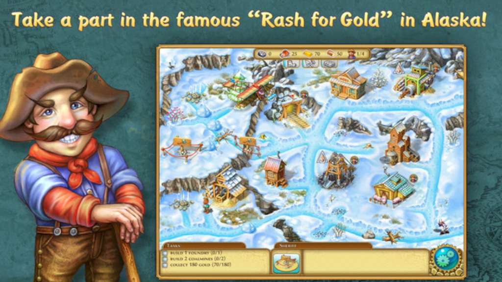 Rush for gold: Alaska Steam CD Key $0.88