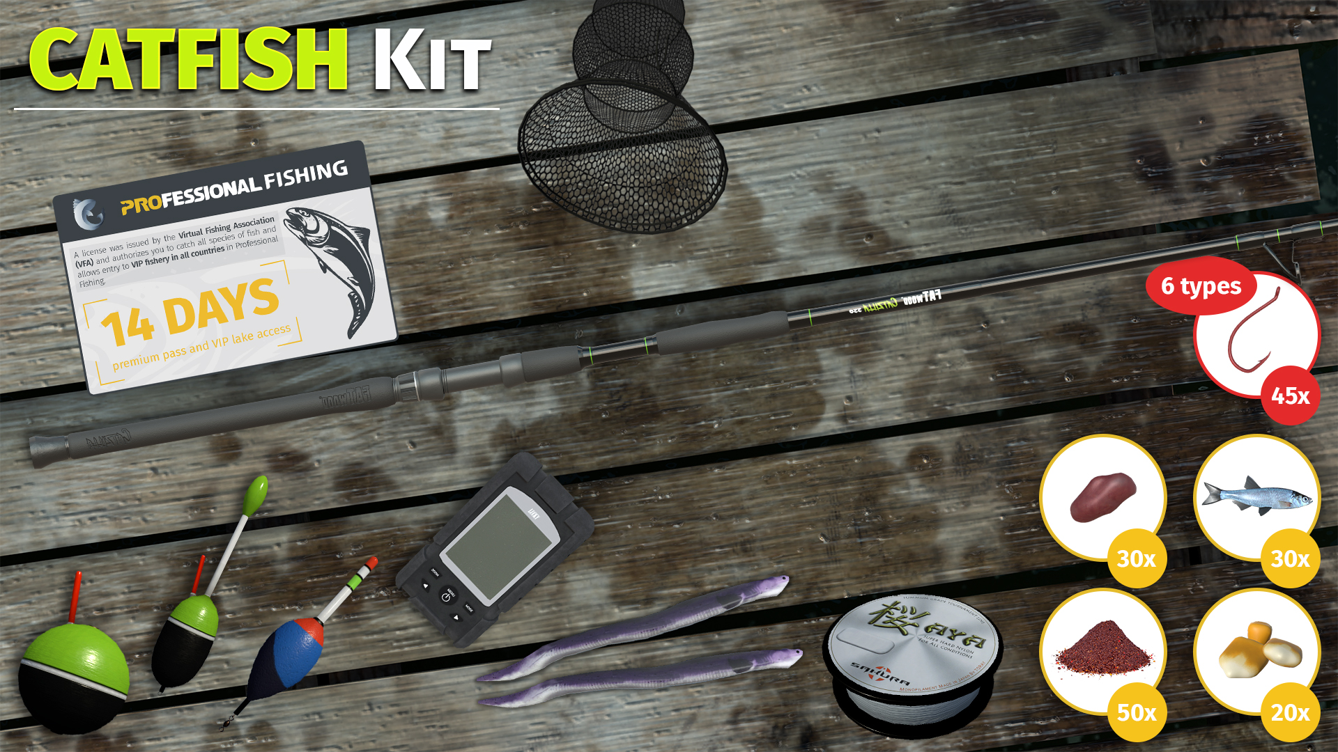 Professional Fishing - Catfish Kit DLC Steam CD Key $1.24