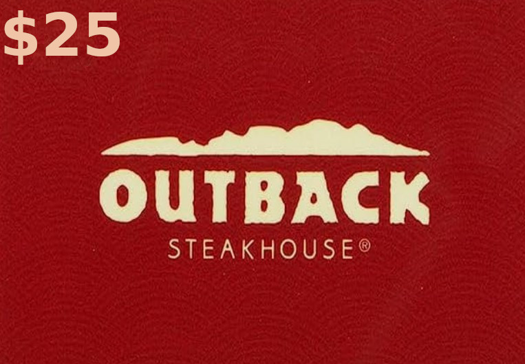 Outback Steakhouse $25 Gift Card US $19.21