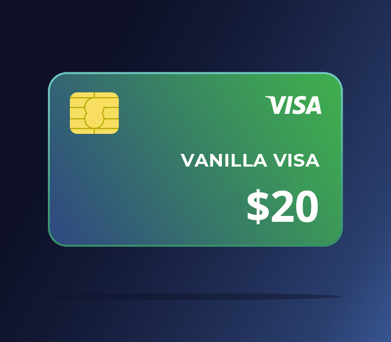 Vanilla VISA $20 US $23.59