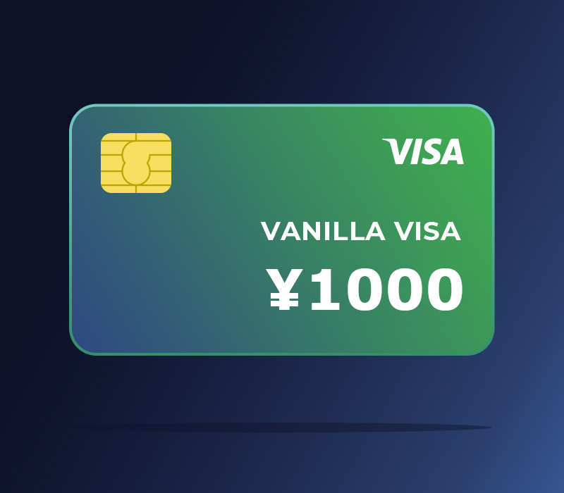 Vanilla VISA ¥1000 JP $8.4